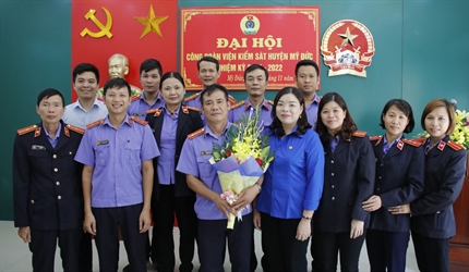 Đại hội Công đoàn Viện KSND huyện Mỹ Đức nhiệm kỳ 2017-2022